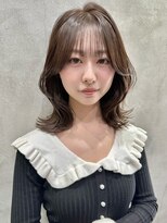 ロンドネートゥル 新潟(Lond naitre)&nbsp;新潟／ミディアムレイヤー/ダークアッシュ／小顔