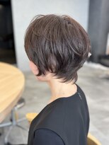 リファインド(REFINED)&nbsp;大人ひし形ショートボブ×大人ブラウン（イノアカラー）