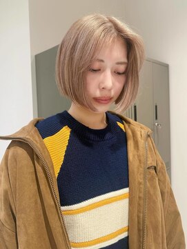 ドリップバイグリップ(DRIP by GRIP) ミルクティーベージュ/ベージュカラー/ミニボブ/hanami