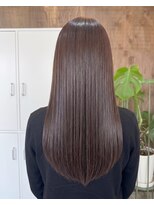 零秒女髪 千里丘店 艶感あふれる髪質改善カラーで叶える上品ロング艶髪美髪