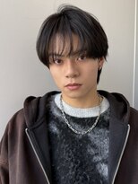 トリッカ シブヤ(TRICCA SHIBUYA)&nbsp;メンズカットパーマシースルーラウンドマッシュウルフ渋谷