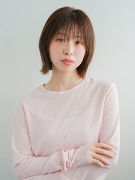 ニューヨークニューヨーク 阪急高槻店(NYNY) 20代30代支持◎結べる長さの切りっぱなしボブ/丸顔カバー
