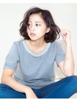 エール(a:le)&nbsp;暗髪　ウェービーウェットボブ