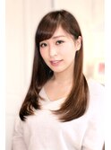 ツヤツヤ質感♪春大本命ストレートヘア/アースカラー/20代30代