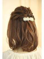 美容室 パルス 静岡鷹匠店(PALS)&nbsp;エレガントフェミニンなハーフアップ☆パールアクセがポイント