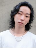 【デザインパーマ】メンズパーマ×ウルフレイヤー