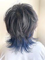 ネオリーブ ロア 鶴川店(NEOLIVE ROA) ウルフBLUE★インナーカラー/デザインカラー