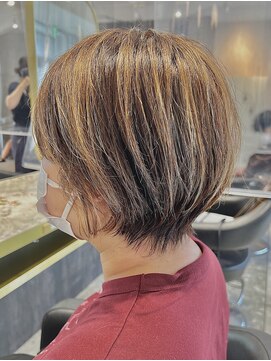 アース 春日部店(HAIR&MAKE EARTH) 大人ショートボブ