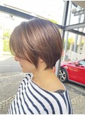 白髪活かしカラー 白髪ぼかしハイライト