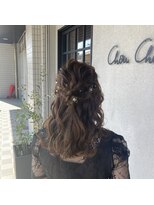 シュシュ (chouchou)&nbsp;ハーフアップ