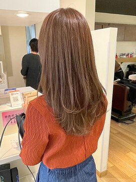 ラファンス 栗林店(LaFENCE) 艶髪/フォギーベージュ/セミロング