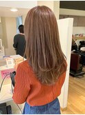 艶髪/フォギーベージュ/セミロング