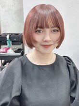 ボブに飽きた方ボブレイヤーカットが人気［ブリーチ/髪質改善/白髪ぼかし/縮毛矯正/高崎駅/メンズカット］