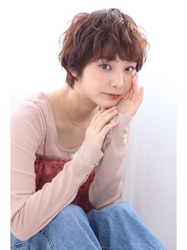 マルシェ(marche) 20代30代40代 大人可愛いマッシュショートくせ毛風パーマ