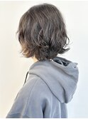 +外ハネボブゆるふわパーマボブ大人ボブ顎ラインボブ30代40代2