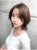 大人可愛いミディアムレイヤー恵比寿