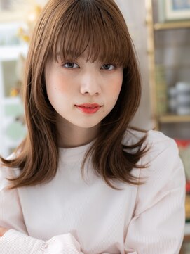 カバーヘア ブリス 大宮西口(COVER HAIR bliss) ★姫カットレイヤーミディアム外ハネ小顔くびれヘア20代30代★1