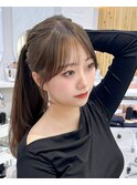 韓国ヘア/韓国スタイル/縮毛矯正/髪質改善/レイヤーカット