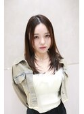 韓国スタイル/ナチュラルくびれへア_くびれ巻き_レイヤーカット