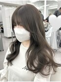 オリーブグレージュ  グレージュ  透明感カラー