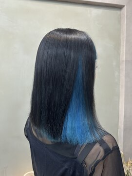 ファビ 渋谷(Fab) くびれヘア/暗めカラー/アプリコットオレンジ/縮毛矯正