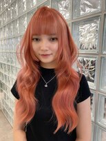 サンクプロジェクト(cinq PROJECT)&nbsp;ダメージレスなブリーチカラーで作るピンクカラー