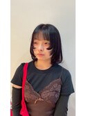 ボブレイヤー×カシスレッド