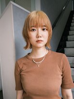 ゼスト ジグ(ZEST ZIGU)&nbsp;レイヤーボブ/オレンジカラー/顔周りレイヤー