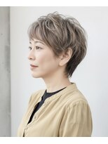 イロ(iro)&nbsp;似合わせカット+白髪ボカシ+髪質改善