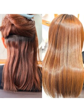 【自分史上一番☆】髪質改善縮毛矯正☆