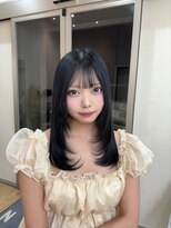 リアン(LIAN)&nbsp;ブルーブラック×顔周りレイヤー