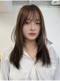 透明感カラー