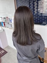 リドル ヘアー 駒生店(Riddle HAIR)&nbsp;透明感グレージュ×まとまるナチュラルミディ