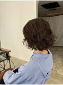 朝楽5分セットで海外ガール風ボブウェーブスタイル◎