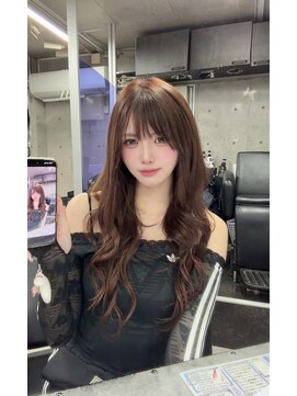 シックス バイ インク 渋谷(SIX by INK.) ダークブルー/デジタルパーマ/ワンホンレイヤー[渋谷]