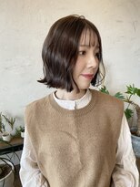 サンズヘアー(3’s hair)&nbsp;＊ハイライトカラー×ベージュ×外ハネボブ＊