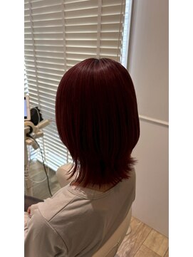 ルシードスタイル グローバルディー 稲毛店(LUCIDO STYLE GLOBAL.D) 暖色カラー20代30代40代レイヤーカット韓国ボブ顔周り稲毛駅