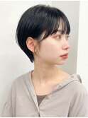 夏カラーブリーチなしオリーブグレージュ
