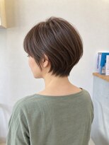リノ 寺田町南口店(rino)&nbsp;丸いバングのニュアンスショート