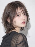 くびれ×ボブウルフ×ナチュラルブラウン