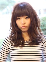 バセット バイ アルター 鎌取店(basset by aL-ter)&nbsp;グロスカラーラベンダーベージュ　ラフセミディー