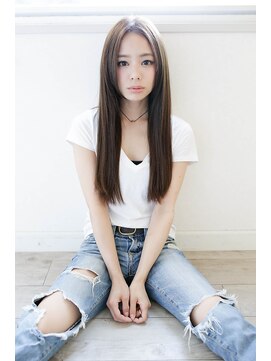 ロロネー 森ノ宮キューズモール(Lolonois) 【Lolonois森ノ宮】センターパート×ストレート(藤岡なおき)