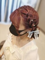 ヘアセットサロン ミント(Hair set salon MINT)&nbsp;編み込みツインお団子