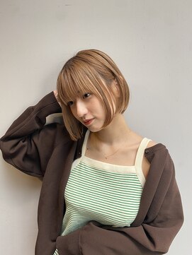 ロンド ストラーダ 心斎橋(Lond strada) シルキーベージュ×グレージュカラー【髪質改善/縮毛矯正】