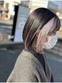 ノブ×ボブ×インナーシルバー