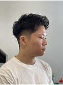 大人アイロンパーマ