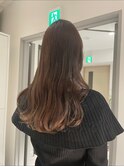 【小岩井美希】ゆるふわセミロング x オリーブベージュ