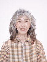 えがお美容室&nbsp;【えがお美容室】グレイヘアの方に◎似合わせウェーブ