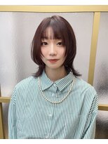 トッカ 三ノ宮店(tocca)&nbsp;顔まわりカット/ウルフ/レイヤー/ピンクブラウン