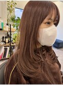 ロングレイヤー/ワンカール仕上がりレイヤー/顔周りレイヤー